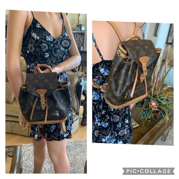 Montsourris Monogram Mini Backpack - Picture 7 of 17